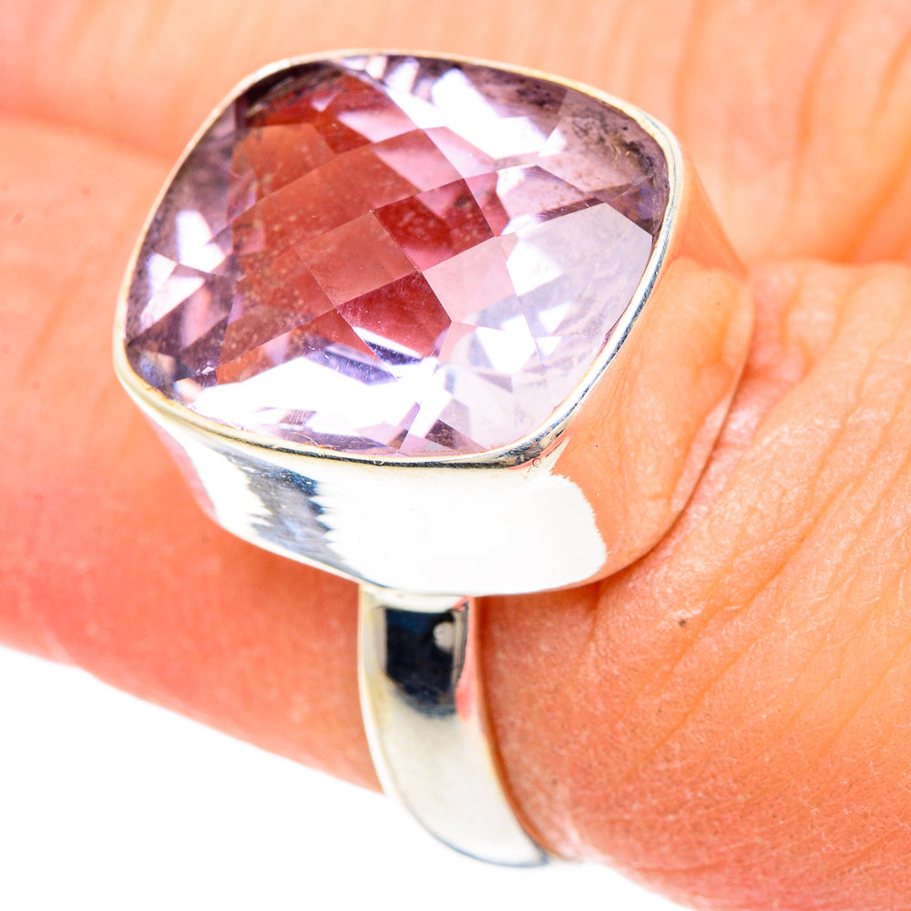 Kunzite Rings handcrafted by Anasilvercos - RING91732