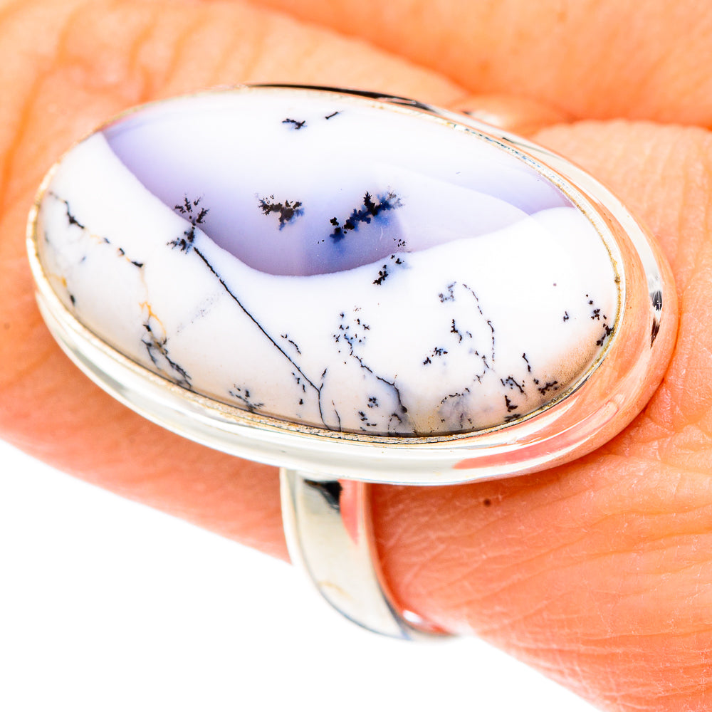 Dendritic Opal Rings handcrafted by Anasilvercos - RING91734
