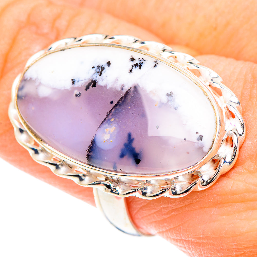 Dendritic Opal Rings handcrafted by Anasilvercos - RING91735