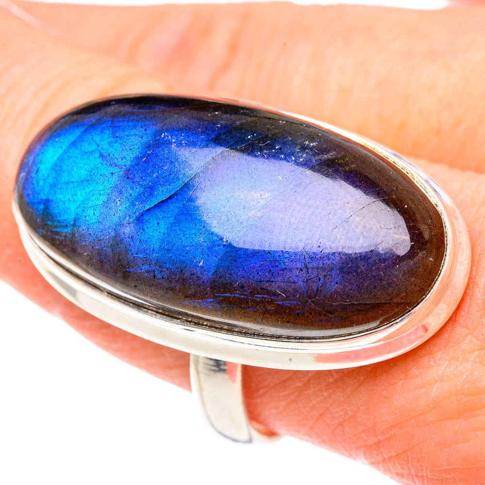 Labradorite Rings handcrafted by Anasilvercos - RING91737