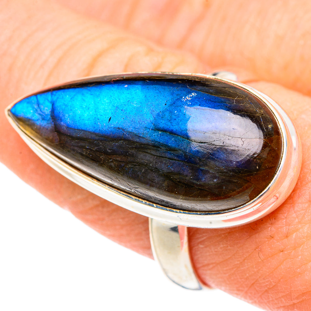 Labradorite Rings handcrafted by Anasilvercos - RING91740