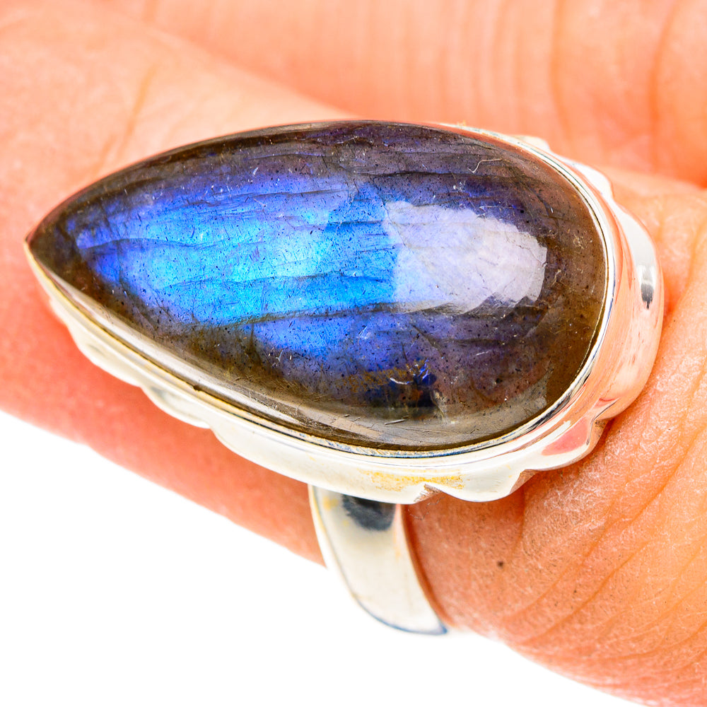 Labradorite Rings handcrafted by Anasilvercos - RING91764