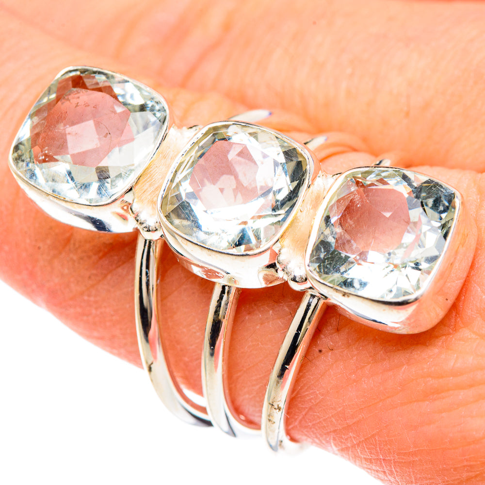 White Quartz Rings handcrafted by Anasilvercos - RING91768