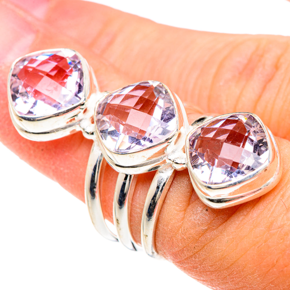 Kunzite Rings handcrafted by Anasilvercos - RING91774