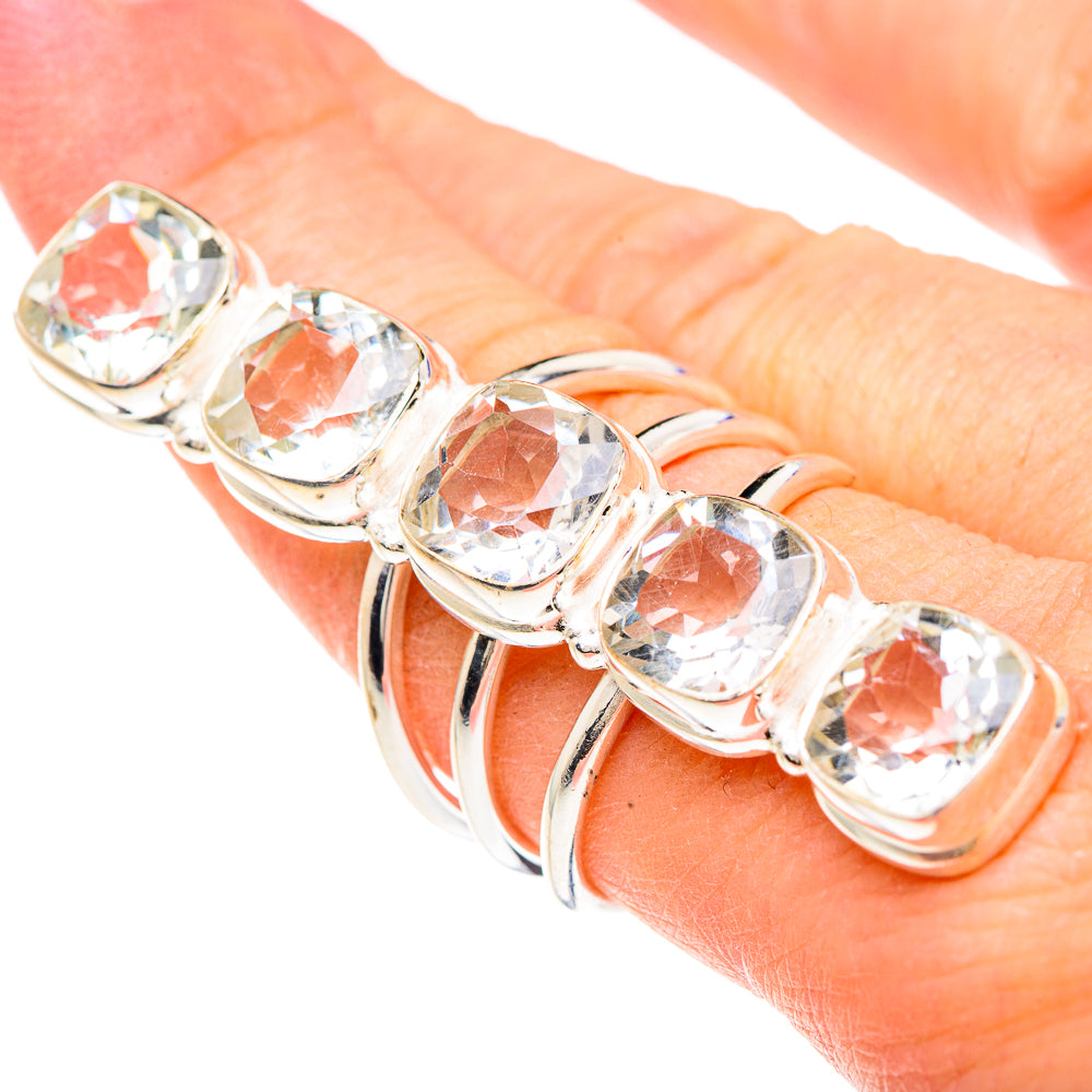 White Quartz Rings handcrafted by Anasilvercos - RING91777