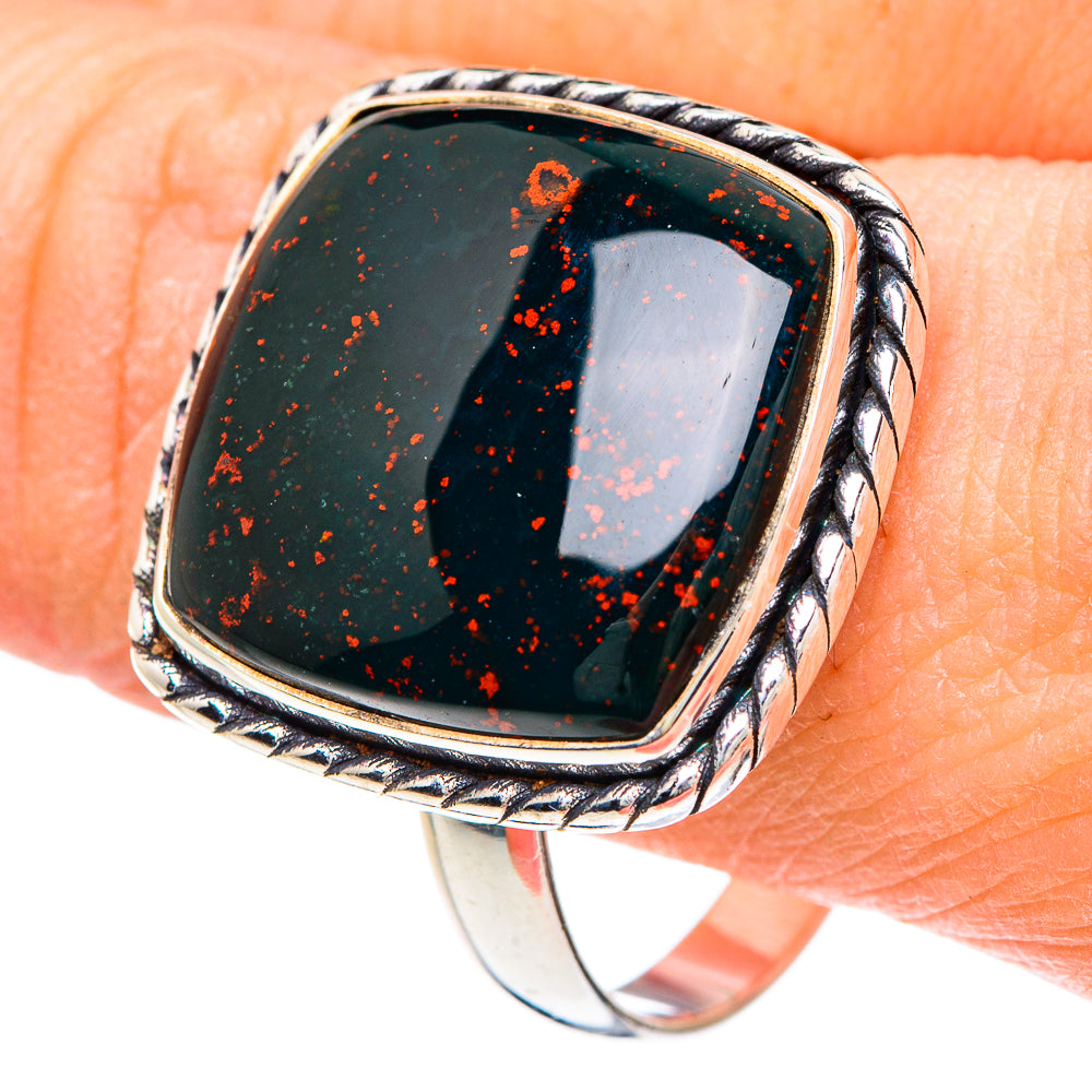 Bloodstone Rings handcrafted by Anasilvercos - RING91784
