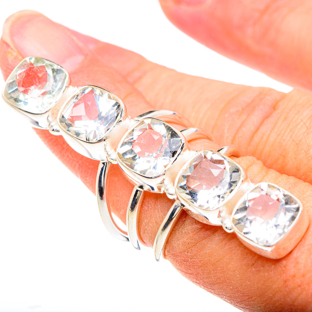 White Quartz Rings handcrafted by Anasilvercos - RING91785