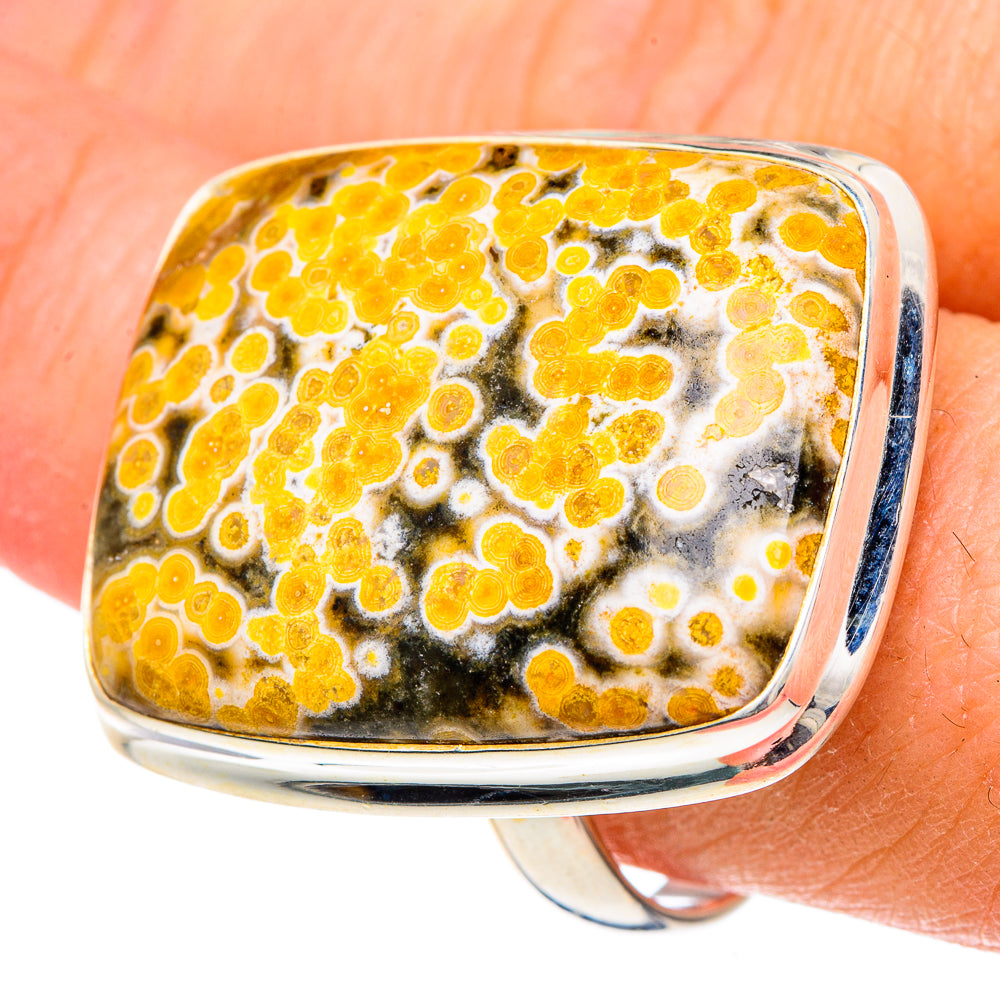 Ocean Jasper Rings handcrafted by Anasilvercos - RING91790