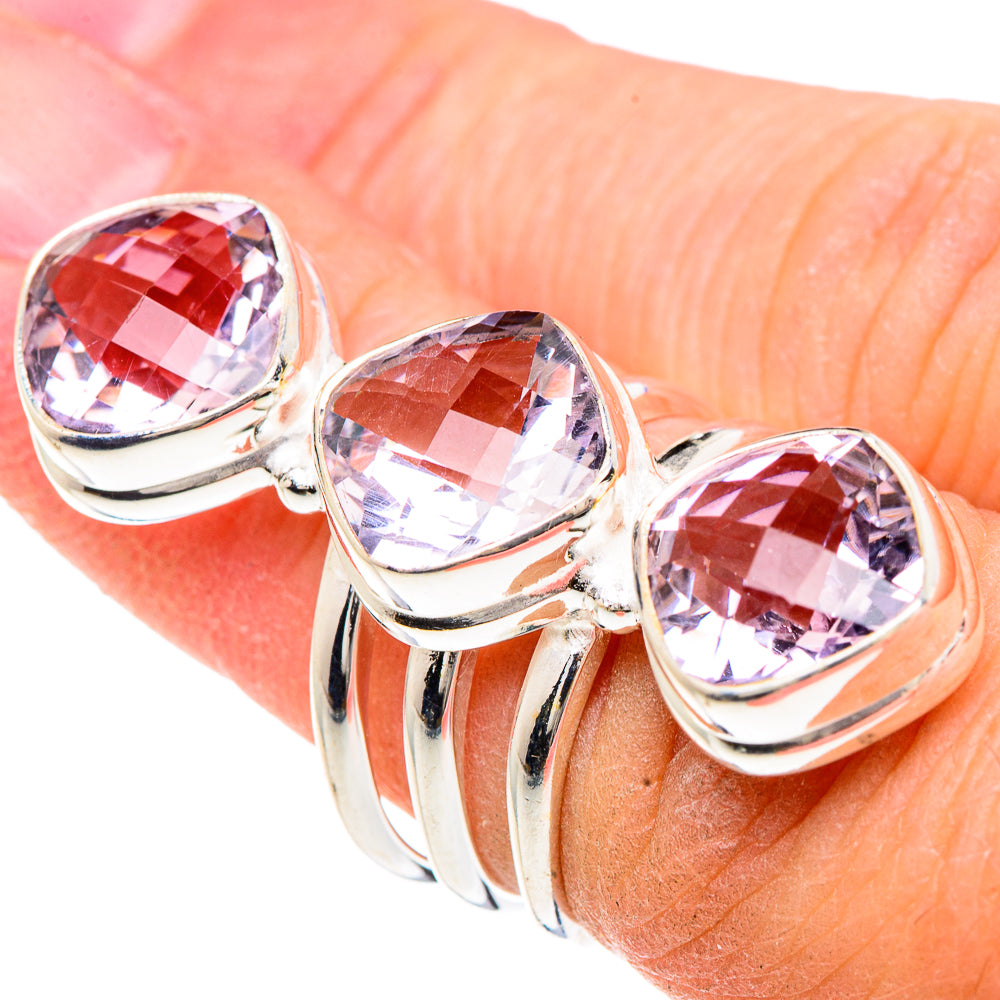 Kunzite Rings handcrafted by Anasilvercos - RING91802