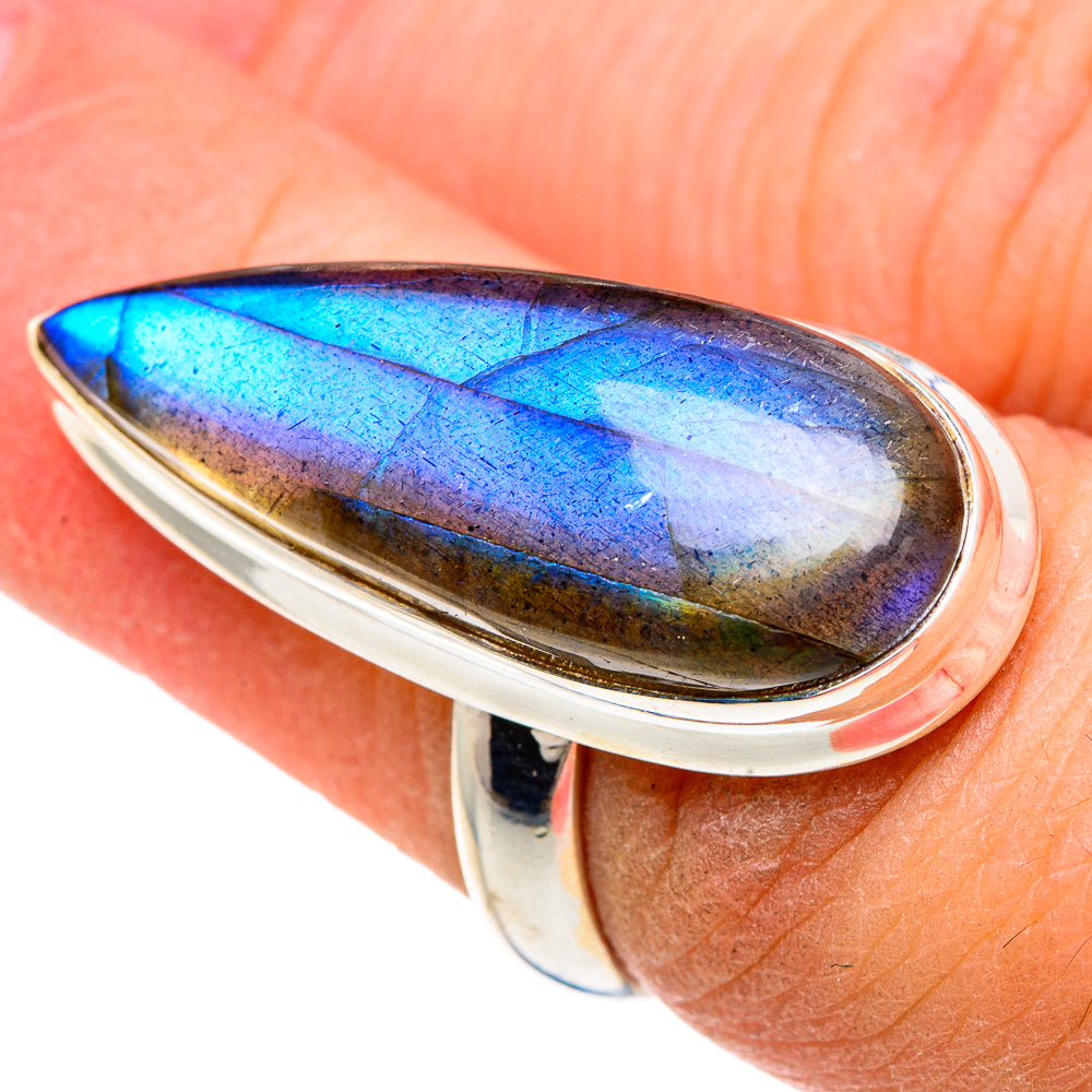 Labradorite Rings handcrafted by Anasilvercos - RING91806