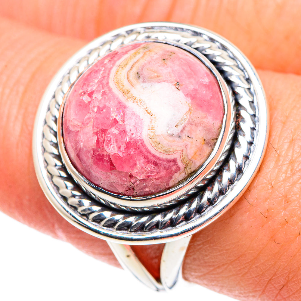 Rhodochrosite Rings handcrafted by Anasilvercos - RING91849