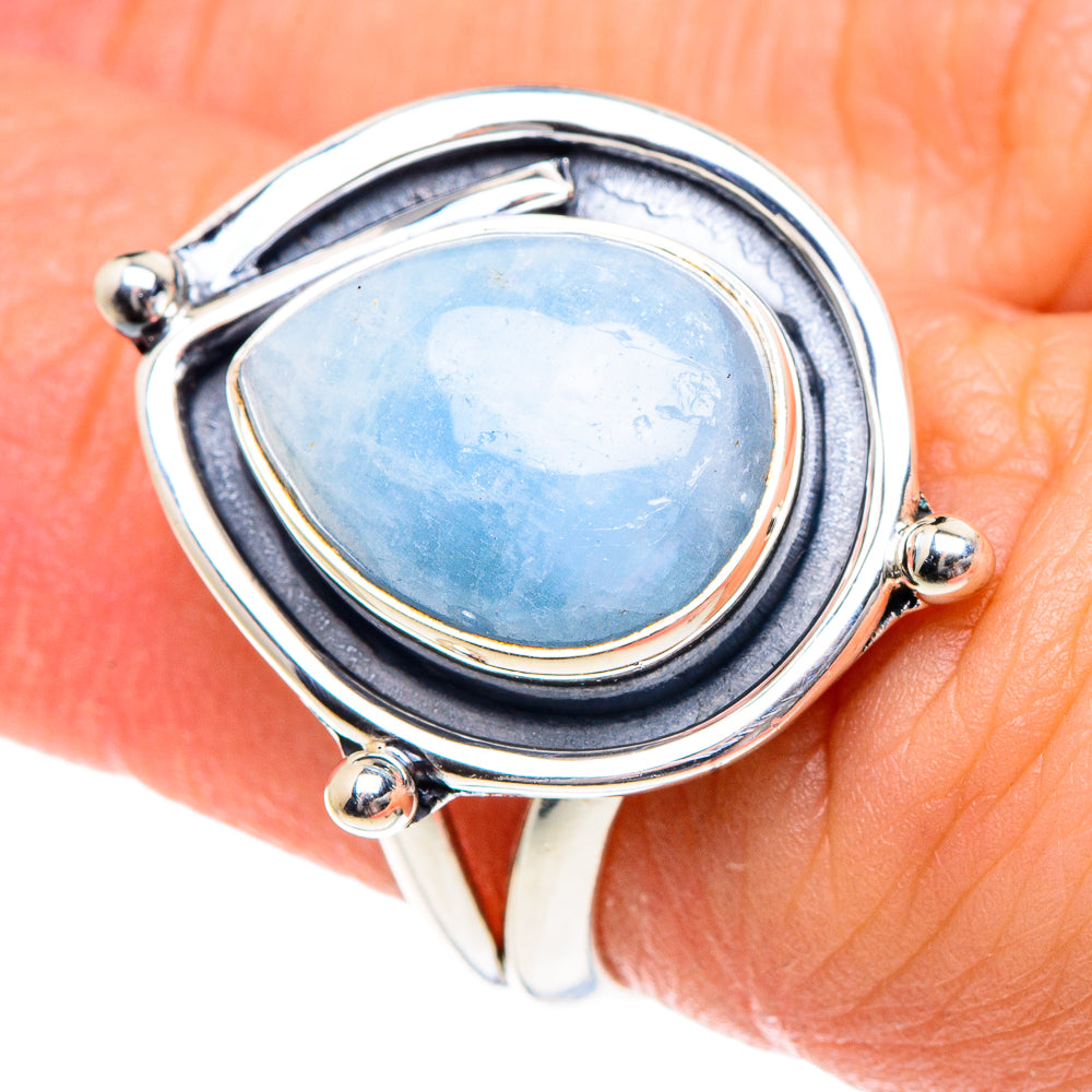 Larimar Rings handcrafted by Anasilvercos - RING91869