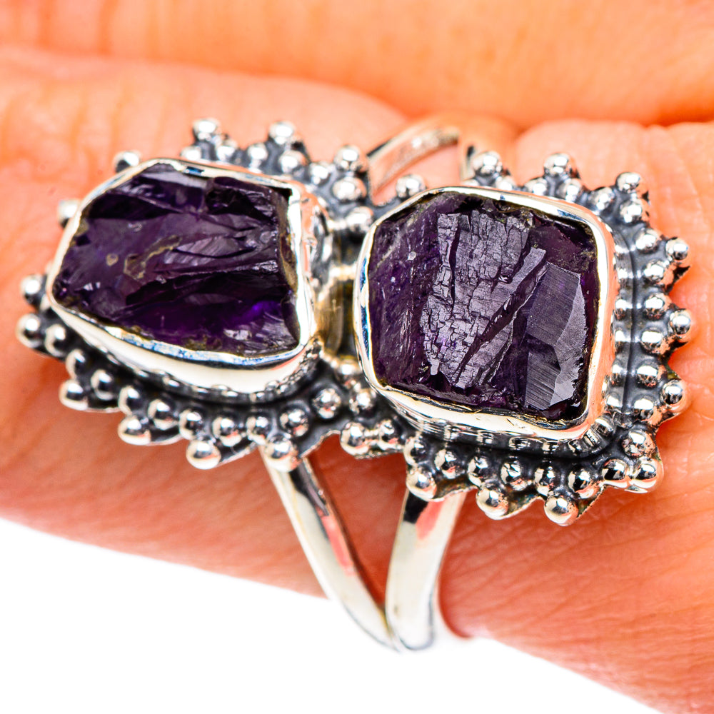 Amethyst Rings handcrafted by Anasilvercos - RING91879