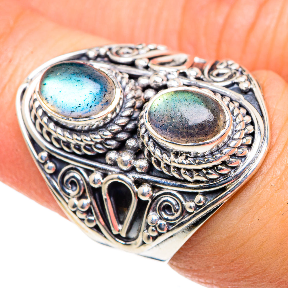 Labradorite Rings handcrafted by Anasilvercos - RING91933