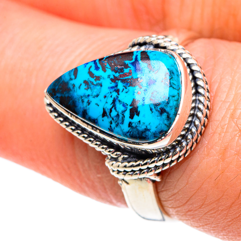Shattuckite Rings handcrafted by Anasilvercos - RING91937