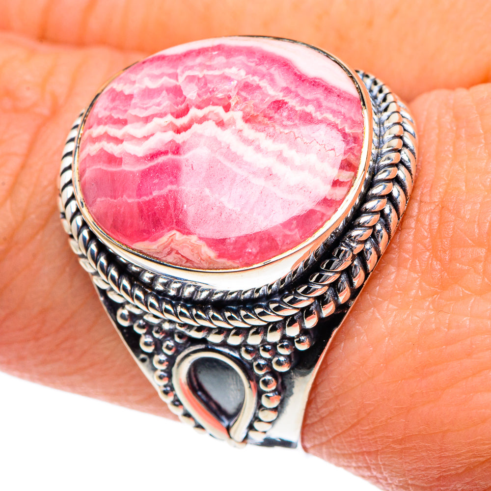 Rhodochrosite Rings handcrafted by Anasilvercos - RING91950
