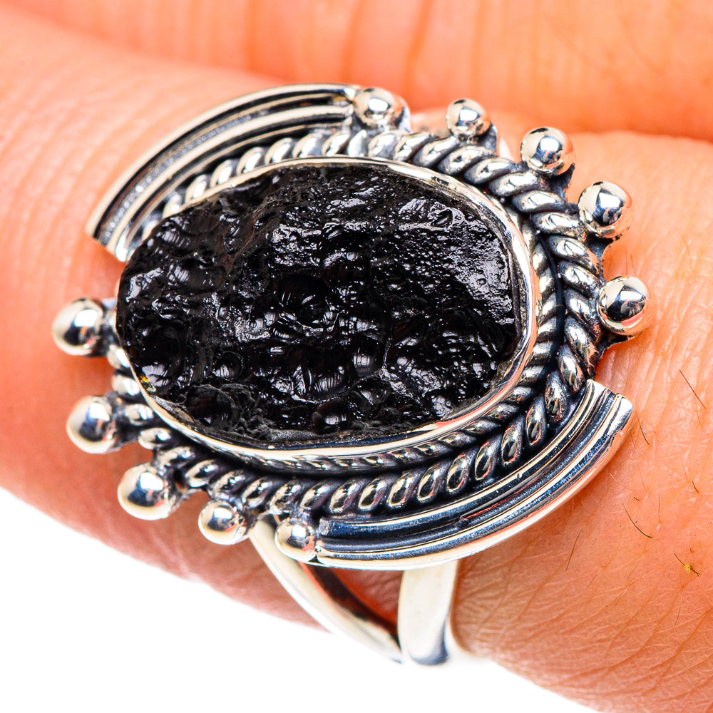 Tektite Rings handcrafted by Anasilvercos - RING91972
