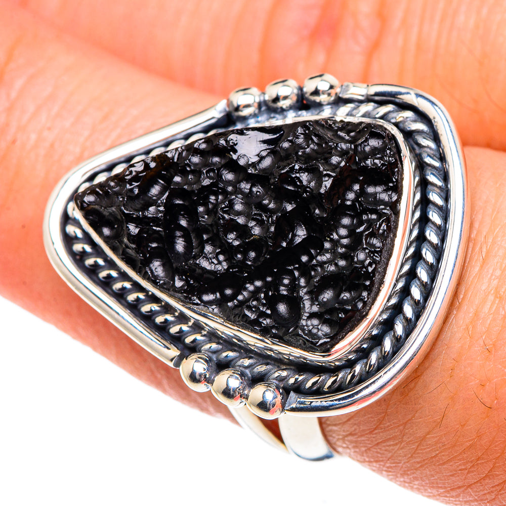 Tektite Rings handcrafted by Anasilvercos - RING91973