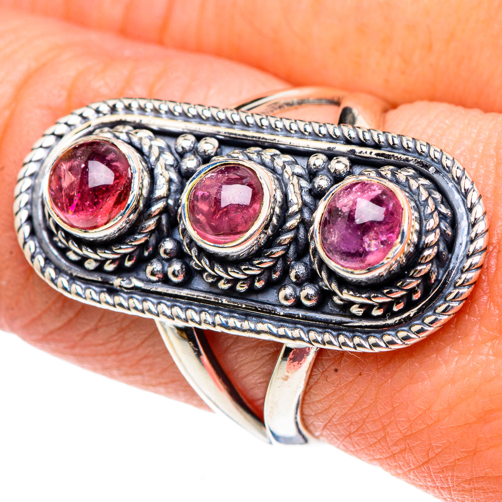 Pink Tourmaline Rings handcrafted by Anasilvercos - RING91983