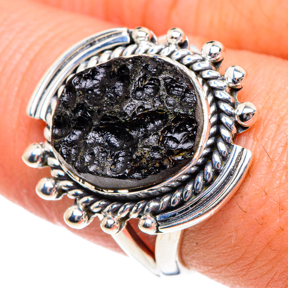 Tektite Rings handcrafted by Anasilvercos - RING91986