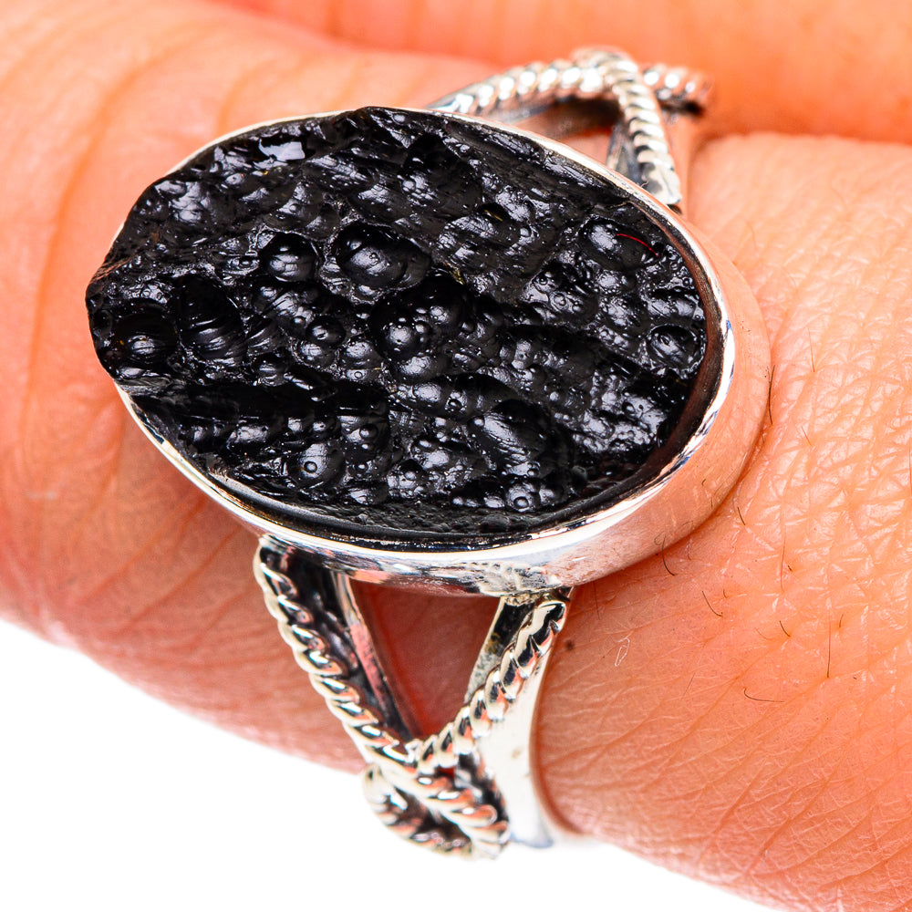 Tektite Rings handcrafted by Anasilvercos - RING91987