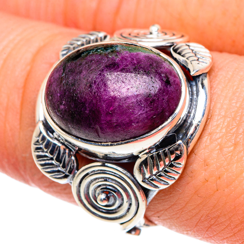Ruby Zoisite Rings handcrafted by Anasilvercos - RING91990