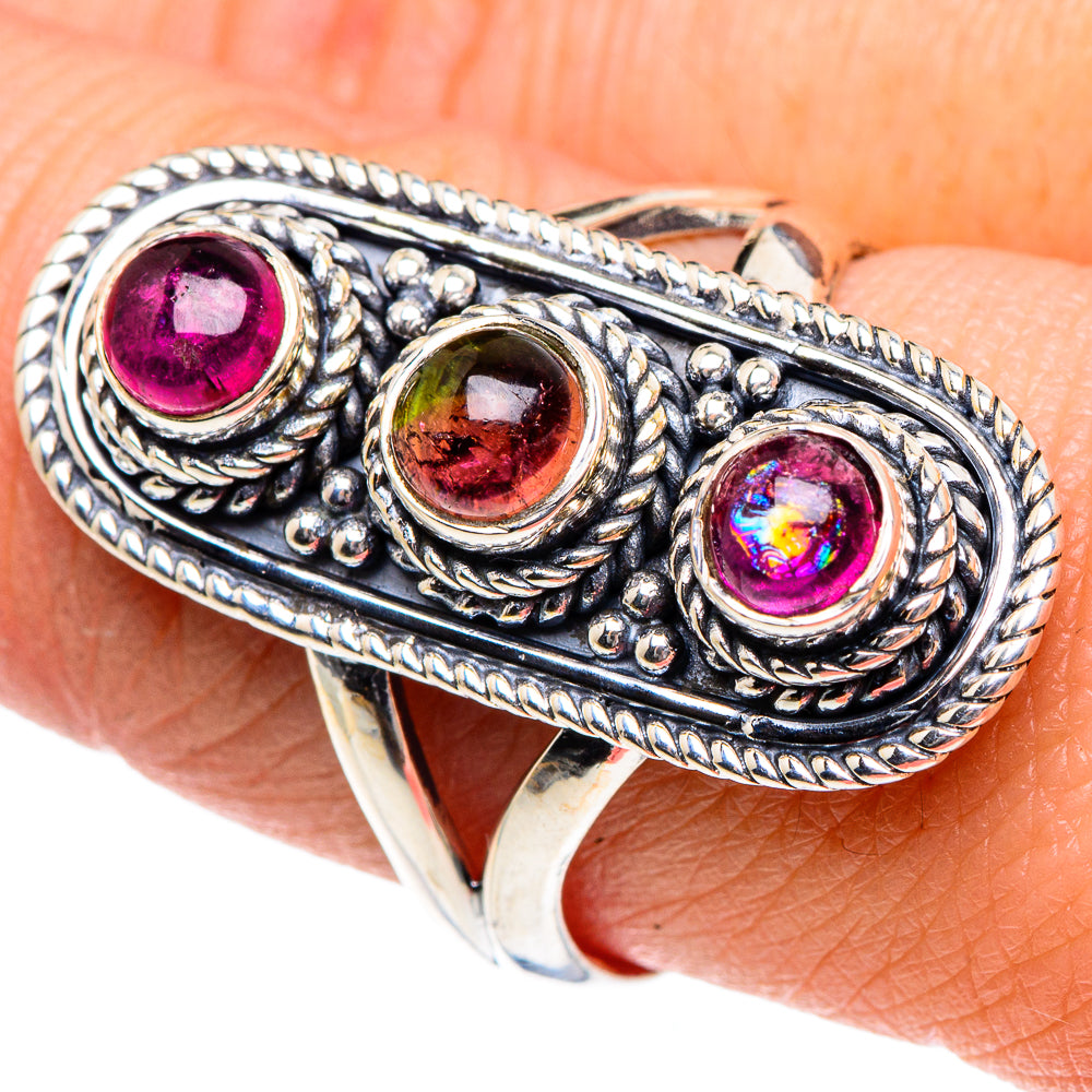 Pink Tourmaline Rings handcrafted by Anasilvercos - RING91992