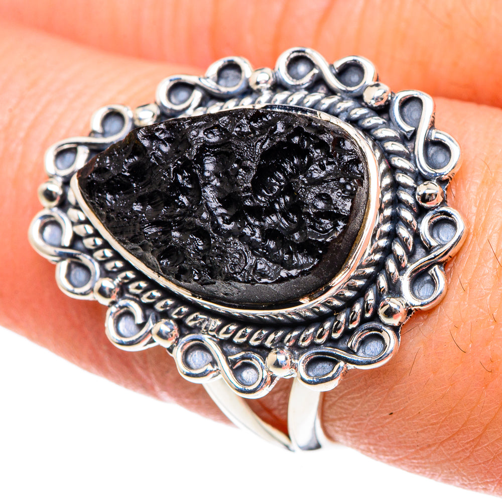Tektite Rings handcrafted by Anasilvercos - RING91995