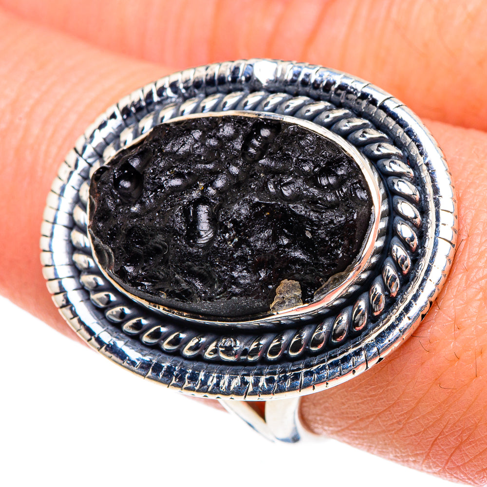 Tektite Rings handcrafted by Anasilvercos - RING91998
