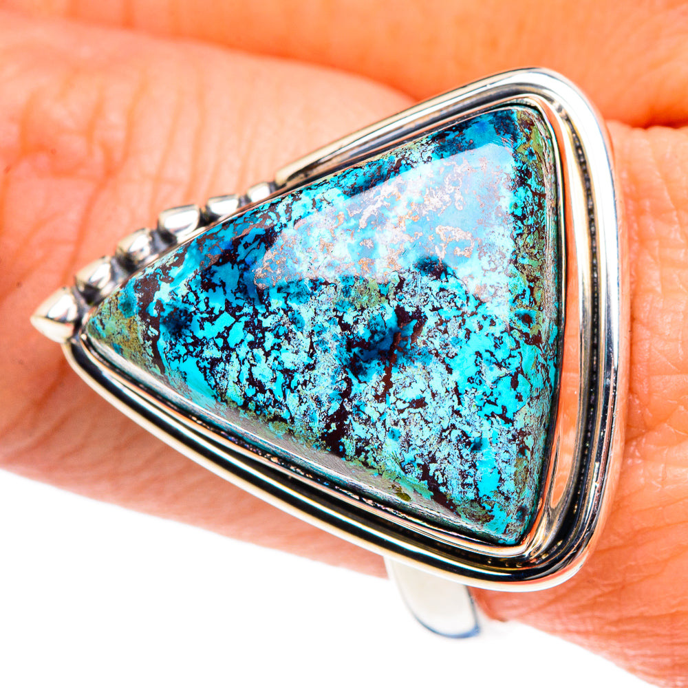 Shattuckite Rings handcrafted by Anasilvercos - RING92012