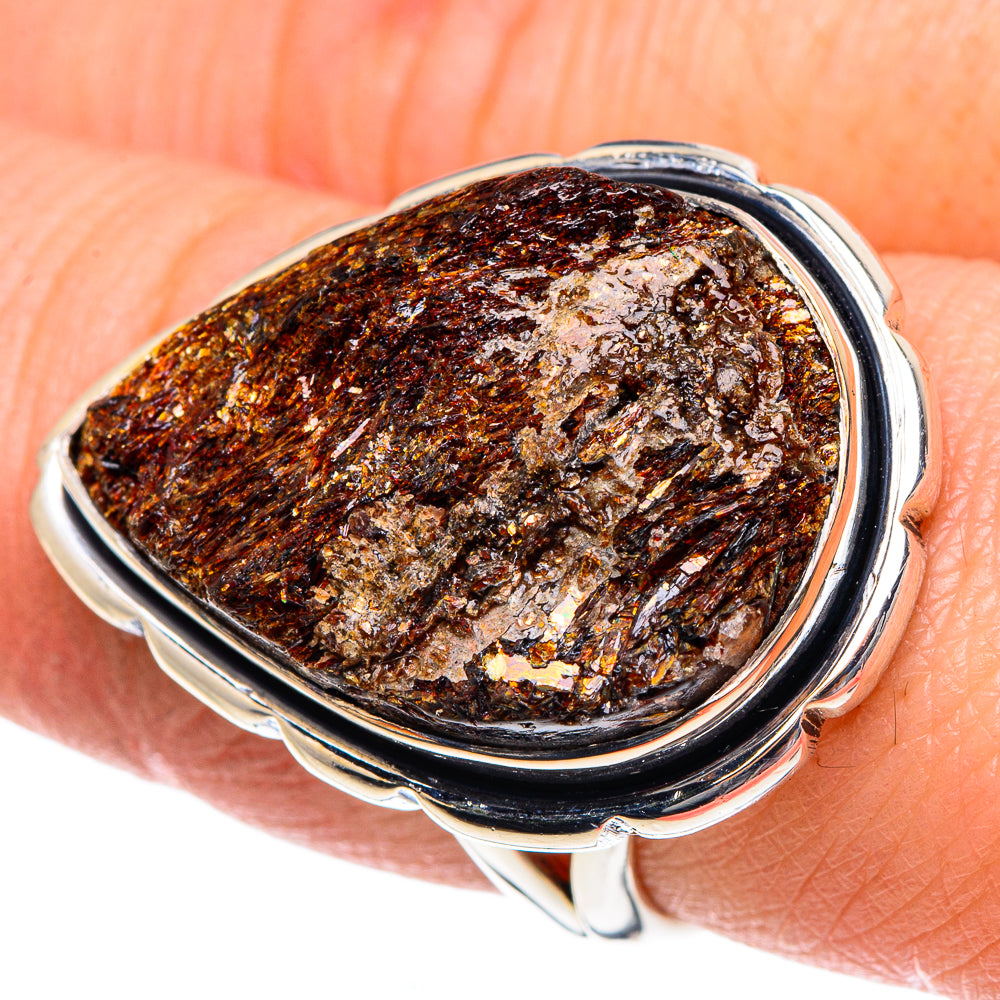 Astrophyllite Rings handcrafted by Anasilvercos - RING92020