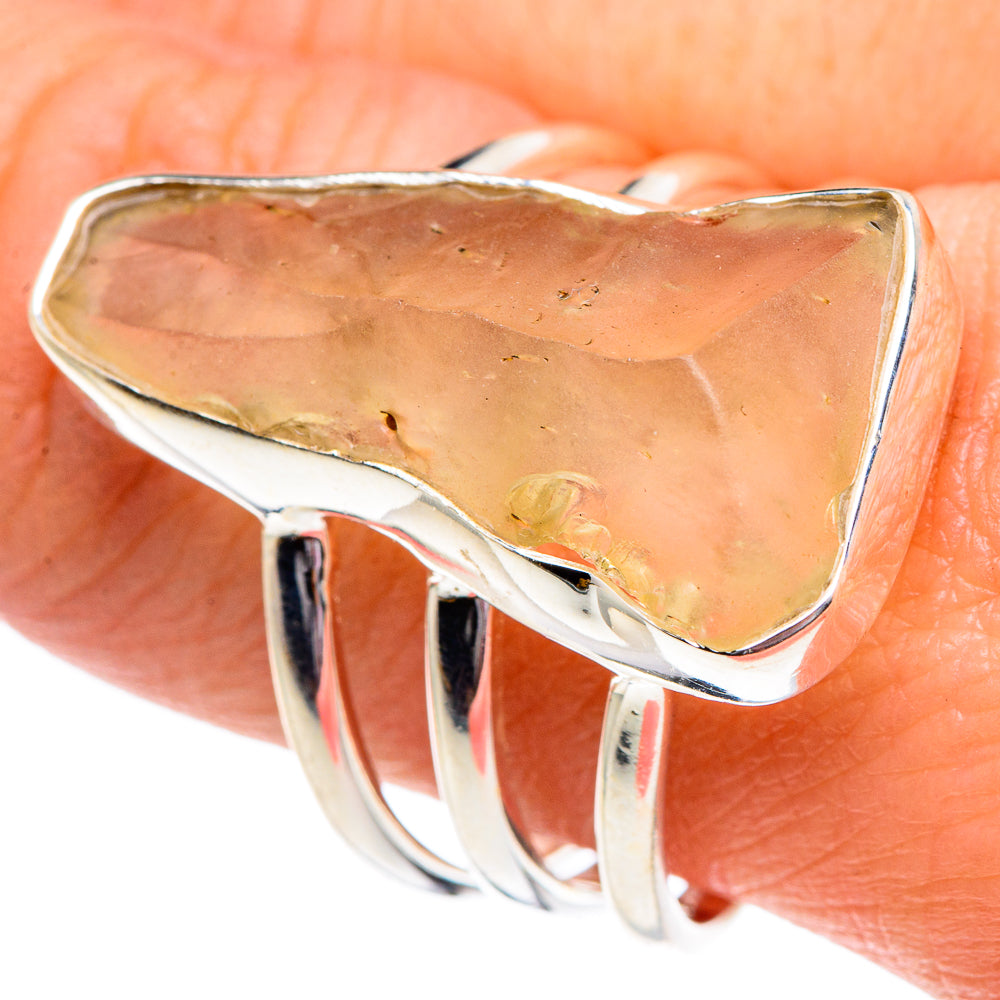 Libyan Glass Rings handcrafted by Anasilvercos - RING92022