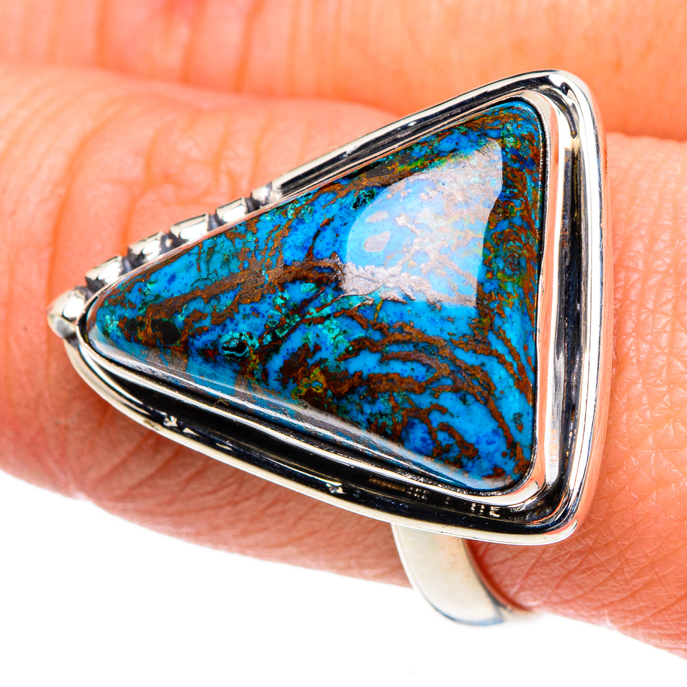 Shattuckite Rings handcrafted by Anasilvercos - RING92043