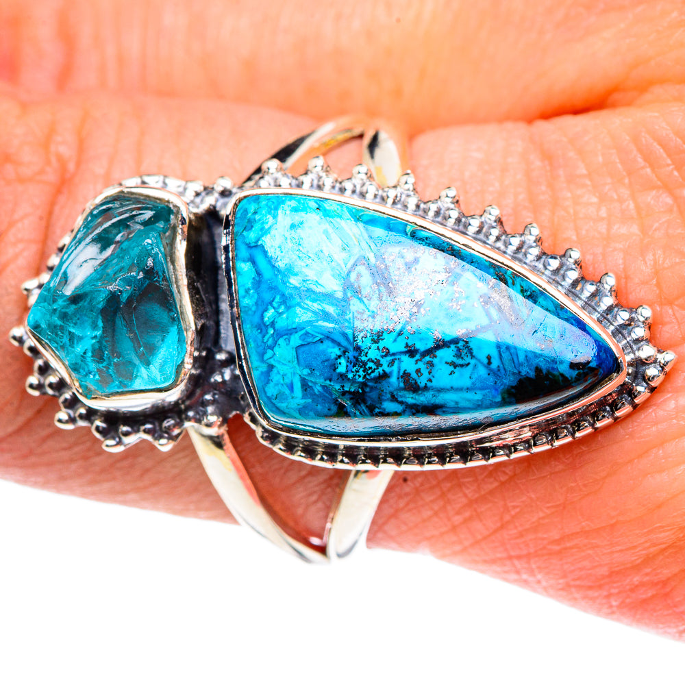 Shattuckite Rings handcrafted by Anasilvercos - RING92053