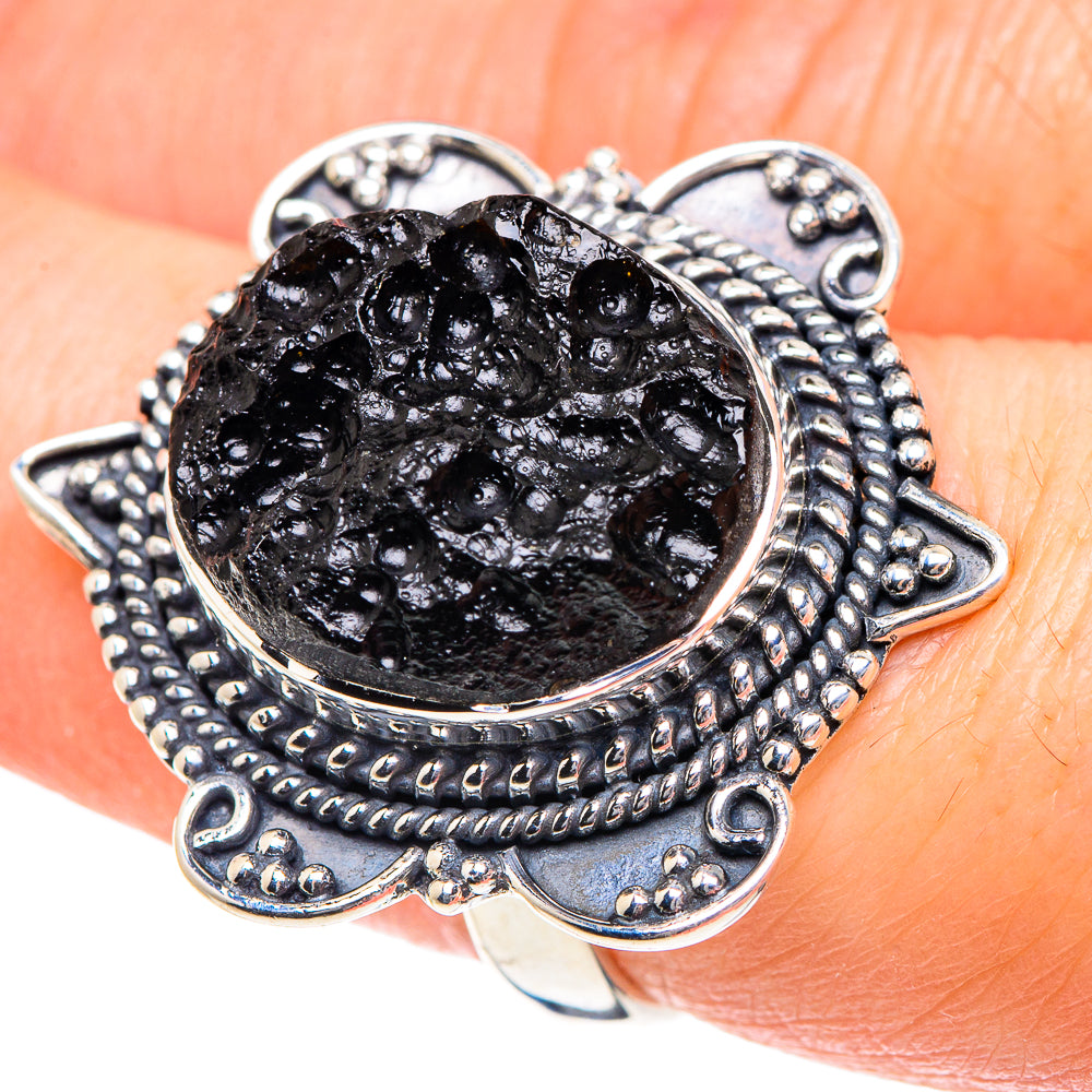 Tektite Rings handcrafted by Anasilvercos - RING92070
