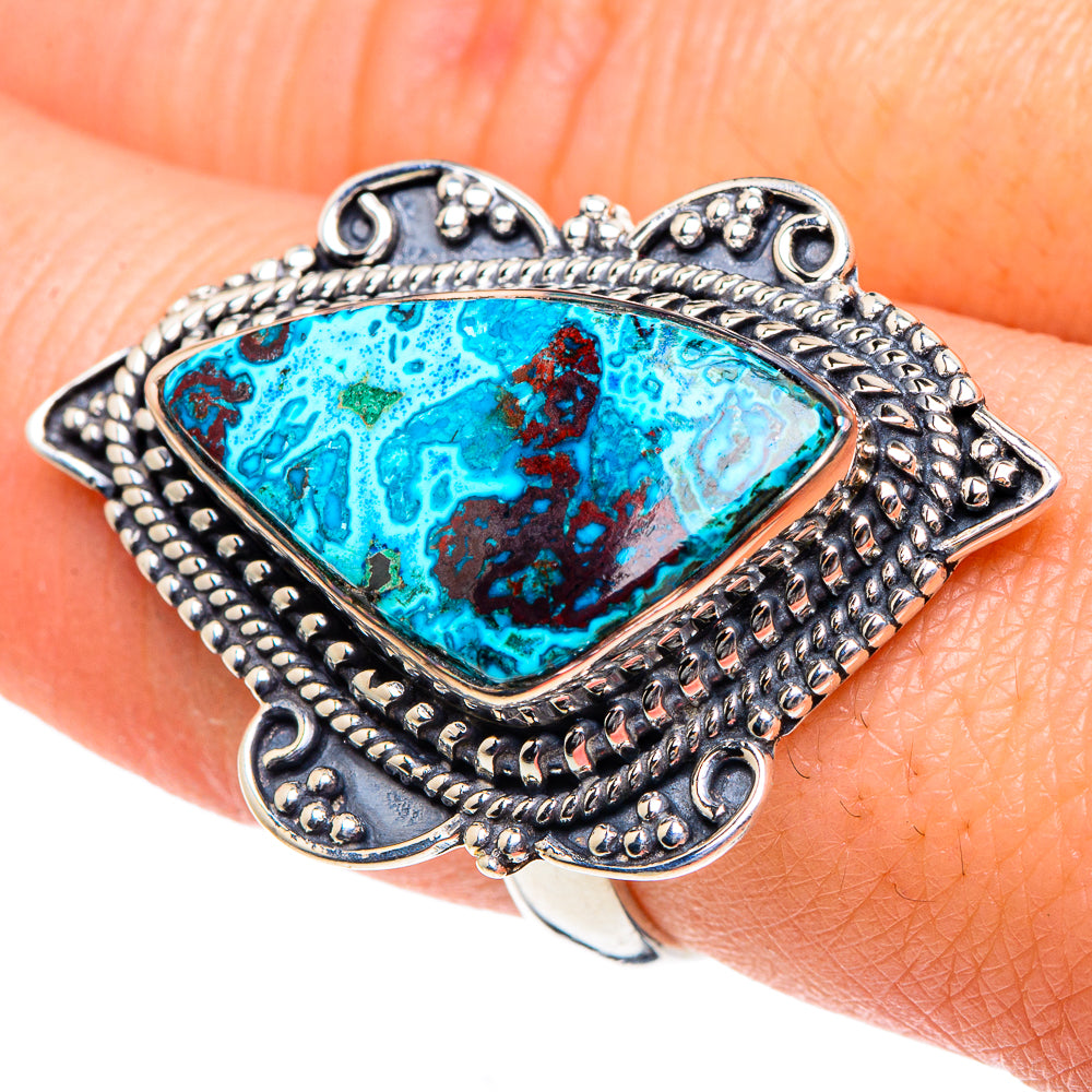 Shattuckite Rings handcrafted by Anasilvercos - RING92075