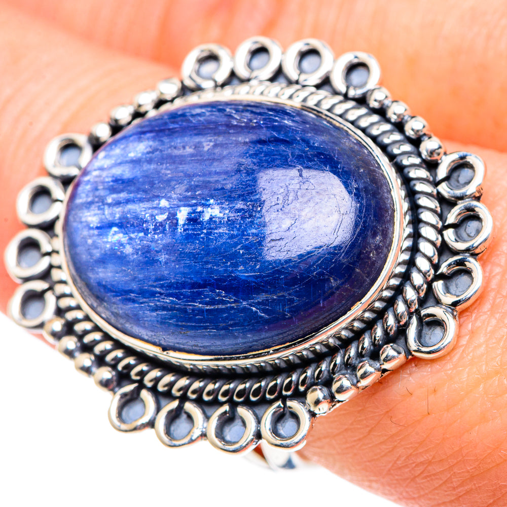 Kyanite Rings handcrafted by Anasilvercos - RING92081