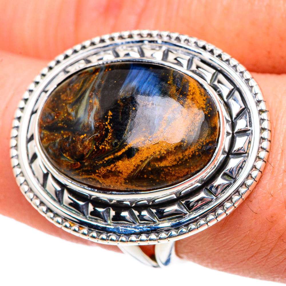 Pietersite Rings handcrafted by Anasilvercos - RING92093