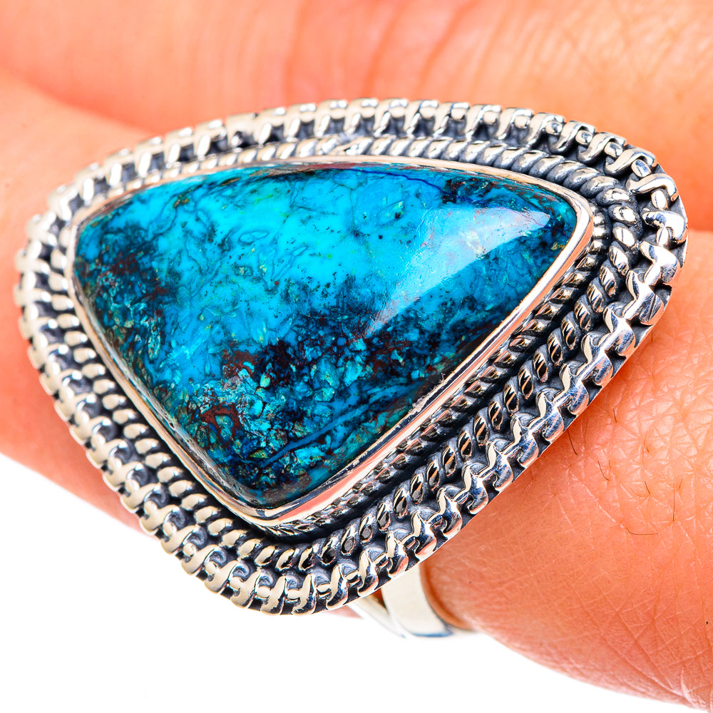 Shattuckite Rings handcrafted by Anasilvercos - RING92103