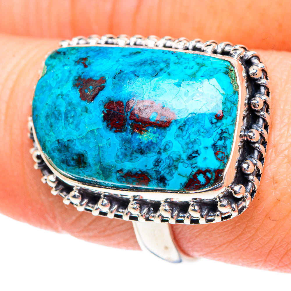 Shattuckite Rings handcrafted by Anasilvercos - RING92115