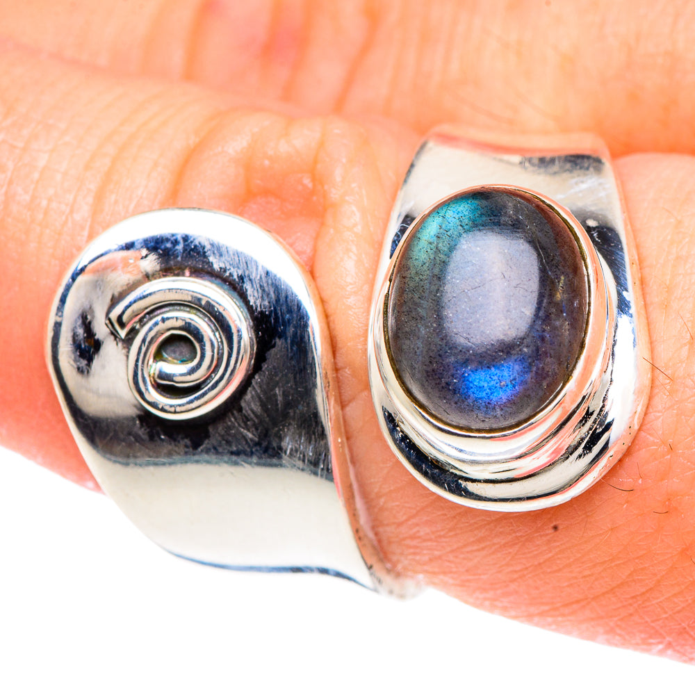 Labradorite Rings handcrafted by Anasilvercos - RING92123