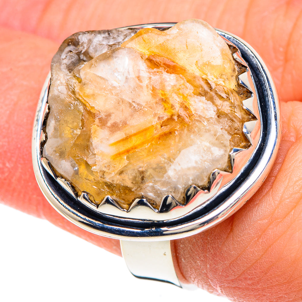 Citrine Rings handcrafted by Anasilvercos - RING92158