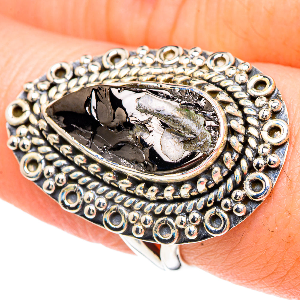 Shungite Rings handcrafted by Anasilvercos - RING92167