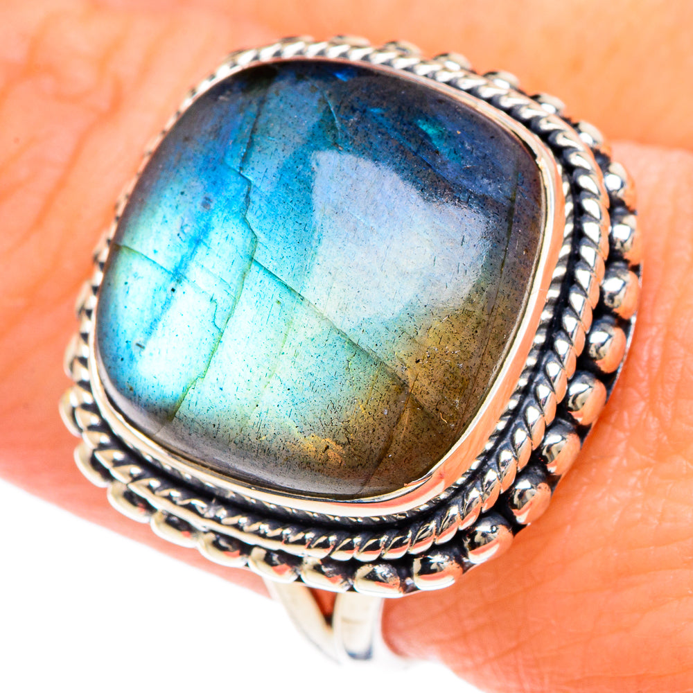 Labradorite Rings handcrafted by Anasilvercos - RING92174