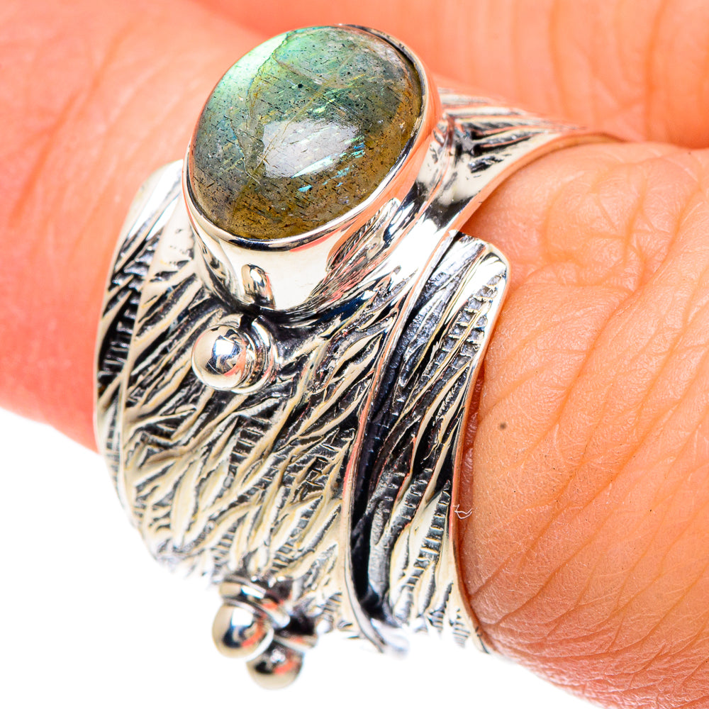Labradorite Rings handcrafted by Anasilvercos - RING92177