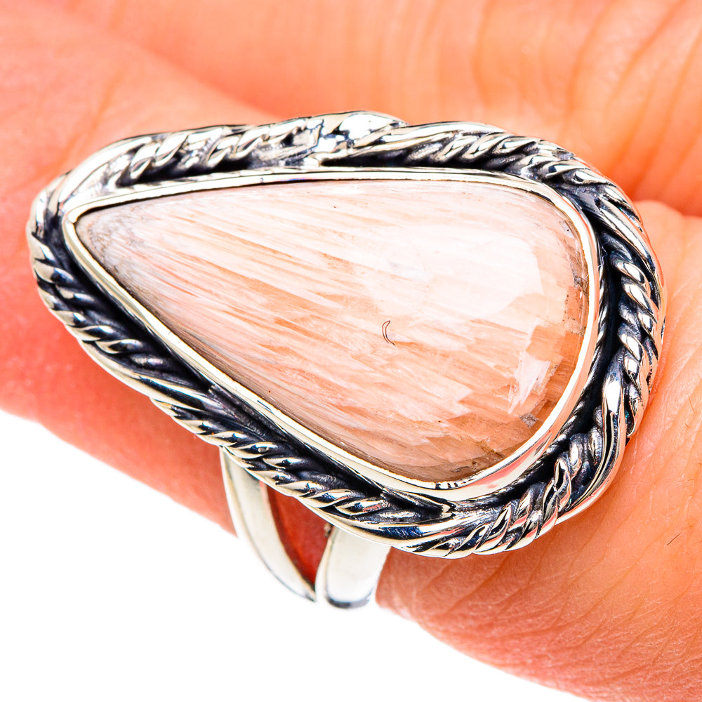 Scolecite Rings handcrafted by Anasilvercos - RING92183