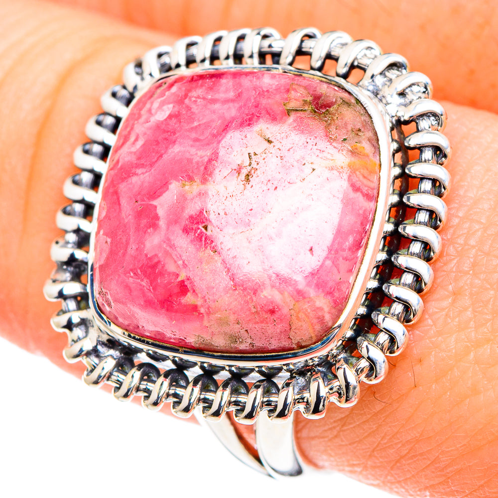 Rhodochrosite Rings handcrafted by Anasilvercos - RING92185