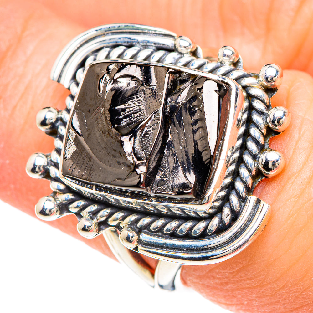 Shungite Rings handcrafted by Anasilvercos - RING92189