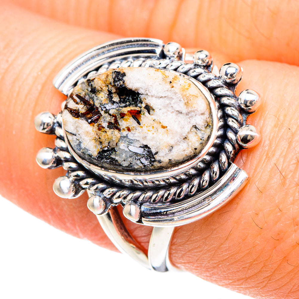 Astrophyllite Rings handcrafted by Anasilvercos - RING92201