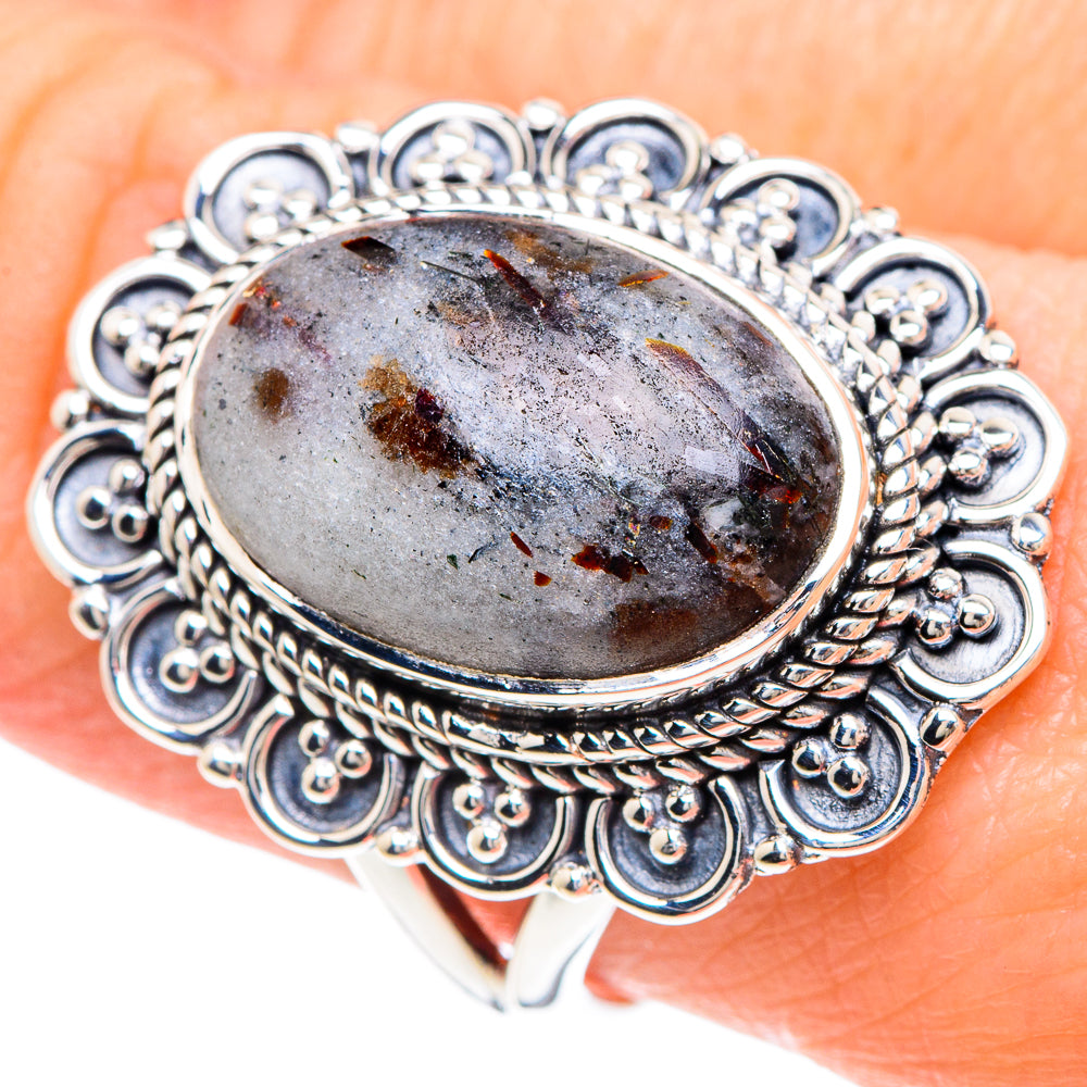 Astrophyllite Rings handcrafted by Anasilvercos - RING92221